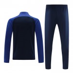 Al Nassr Training Sweatshirts Viertelreißverschluss 2023-24 Blau-Schwarz